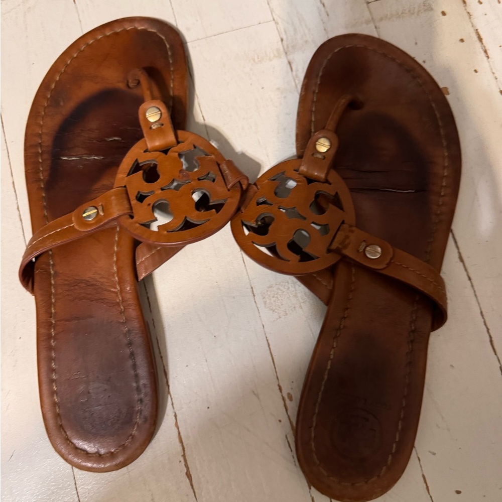 Tory Burch miller sandals brown